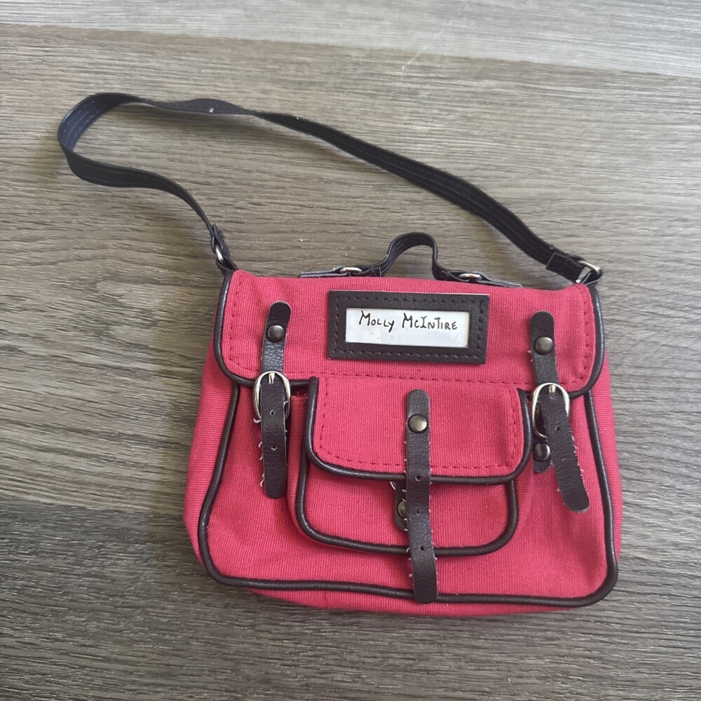 American girl doll molly McIntire red satchel School Bag